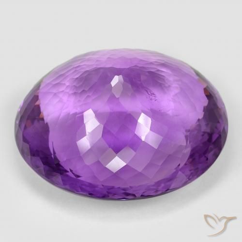 9,17 ctw natürlicher Mittelviolettes Violett Amethyst, Oval, VVS-VS
