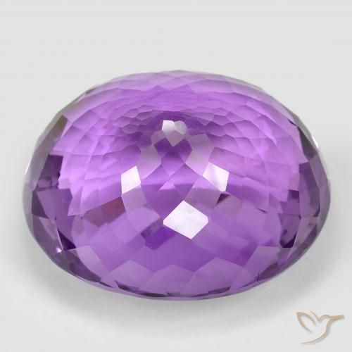 9,17 ctw natürlicher Lilaisch-violett Amethyst, Oval, VVS-VS