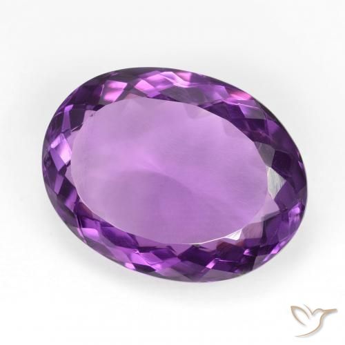 9,17 ctw natürlicher Lebhaftes rosa Violett Amethyst, Oval, VVS