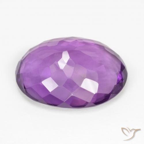 9,17 ctw natürlicher Lebhaftes rosa Violett Amethyst, Oval, VVS