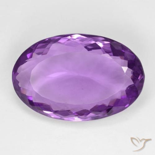 15.10ct Natürlicher Intensives Violett Amethyst, Oval, VVS-VS
