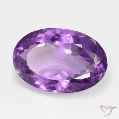 9,17 ctw natürlicher Mittelviolett Amethyst, Oval, VS