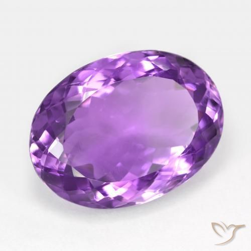 9,17 ctw natürlicher Intensives Violett Amethyst, Oval, VS
