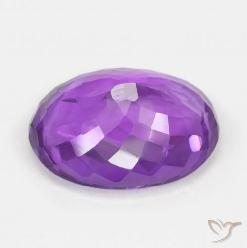 9,17 ctw natürlicher Intensives Violett Amethyst, Oval, VS
