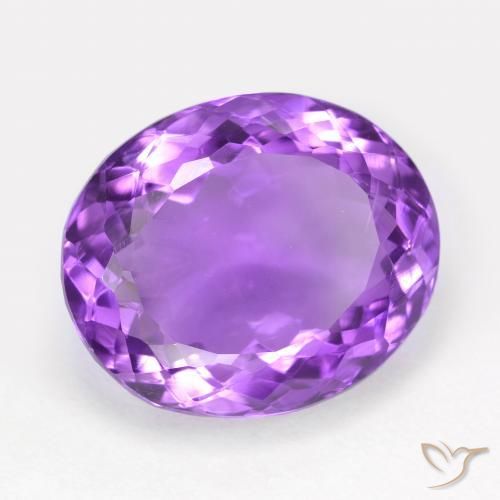 9,17 ctw natürlicher tiefviolett Amethyst, Oval, VVS-VS