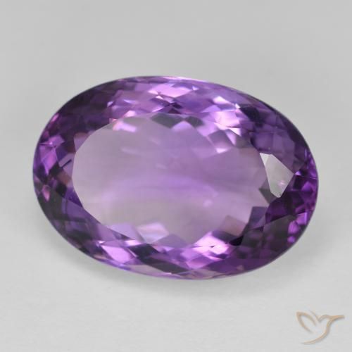 9,17 ctw natürlicher Intensives Violett Amethyst, Oval, VS