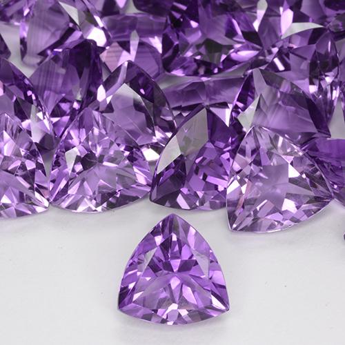 9,17 ctw natürlicher tiefrosa-violett Amethyst, Trillion, VVS-VS