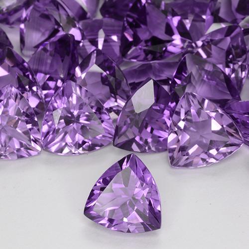 9,17 ctw natürlicher tiefrosa-violett Amethyst, Trillion, VVS-VS
