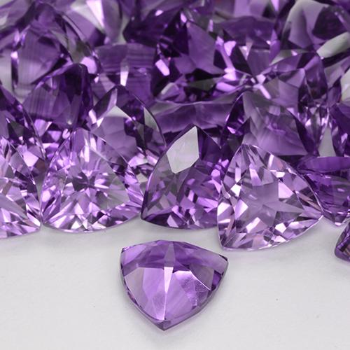 9,17 ctw natürlicher tiefrosa-violett Amethyst, Trillion, VVS-VS