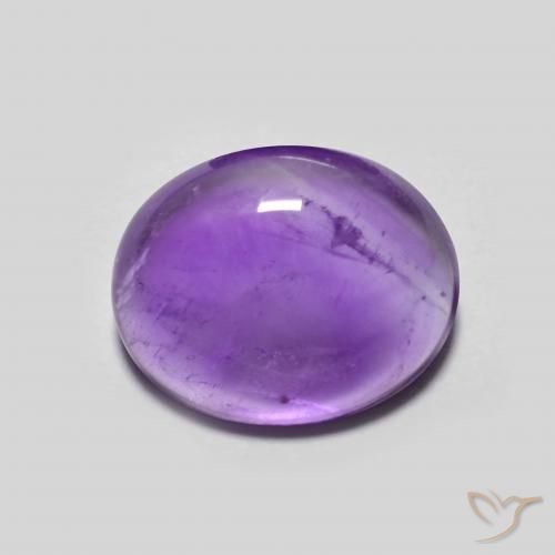 3.21ct Natürlicher tiefviolett Amethyst, Oval, Transparent
