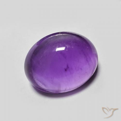 9,17 ctw natürlicher Intensives Violett Amethyst, Oval, Transparent