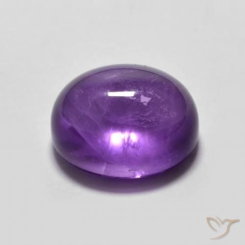 9,17 ctw natürlicher Intensives Violett Amethyst, Oval, Transparent