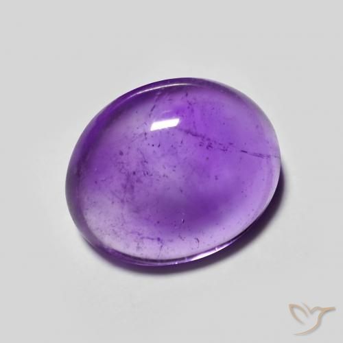 9,17 ctw natürlicher tiefviolett Amethyst, Oval, Transparent