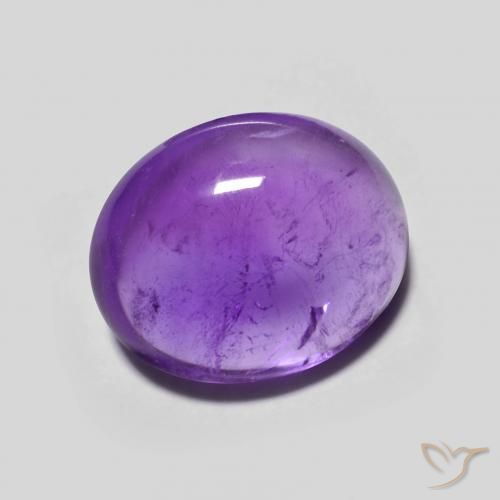 9,17 ctw natürlicher Intensives Violett Amethyst, Oval, Transparent