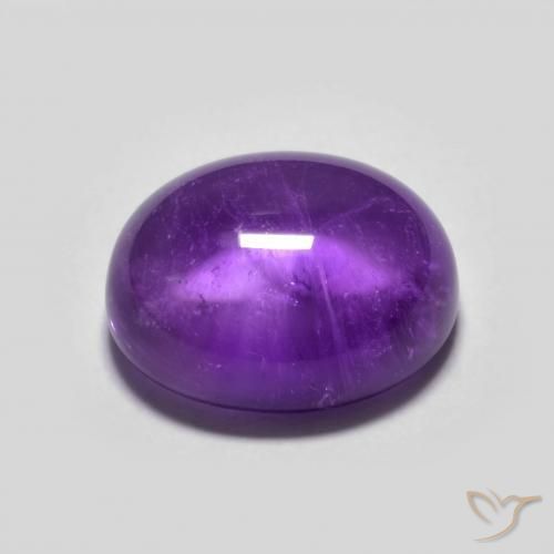 9,17 ctw natürlicher tiefviolett Amethyst, Oval, Transparent