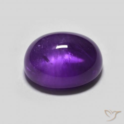 9,17 ctw natürlicher Lebhaftes Violett Amethyst, Oval, Transparent
