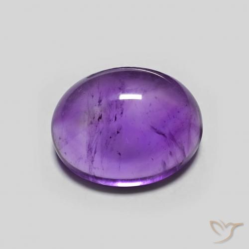 3.02ct Natürlicher tiefviolett Amethyst, Oval, Transparent