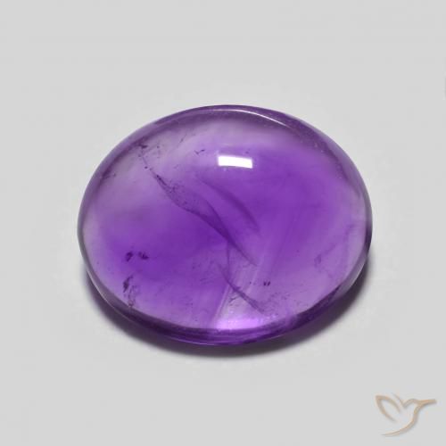 3.61ct Natürlicher tiefviolett Amethyst, Oval, Transparent