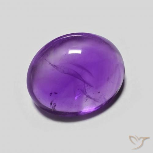 9,17 ctw natürlicher tiefviolett Amethyst, Oval, Transparent