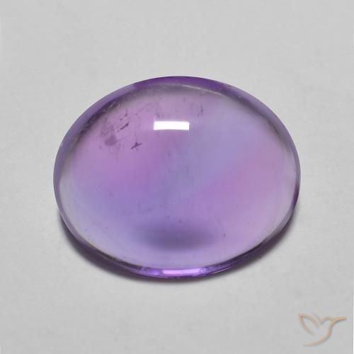 3.46ct Natürlicher Rosaig-violett Amethyst, Oval, Transparent