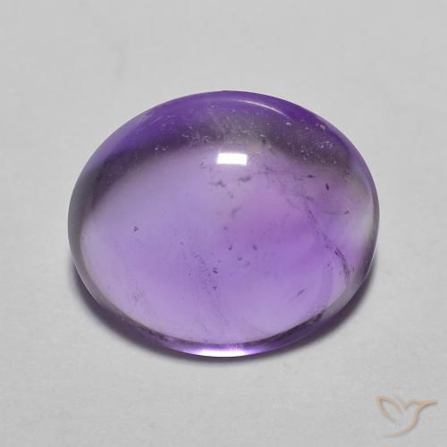3.54ct Natürlicher Intensives Violett Amethyst, Oval, Transparent