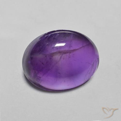 9,17 ctw natürlicher Intensives Violett Amethyst, Oval, Transparent