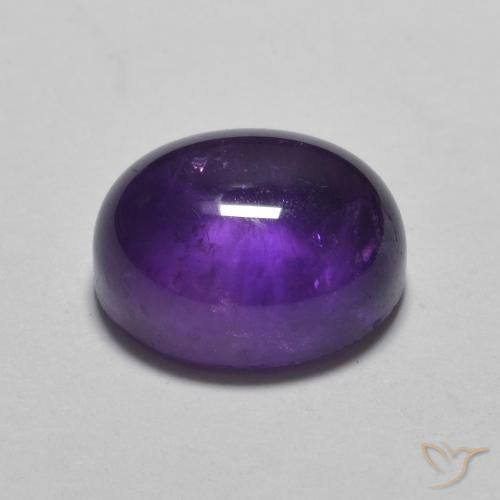 9,17 ctw natürlicher Intensives Violett Amethyst, Oval, Transparent