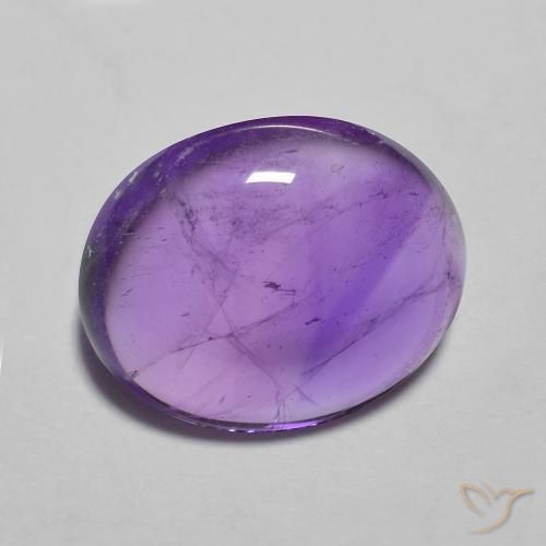 9,17 ctw natürlicher Lebhaftes Violett Amethyst, Oval, Transparent