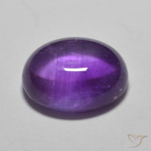 9,17 ctw natürlicher Lebhaftes Violett Amethyst, Oval, Transparent