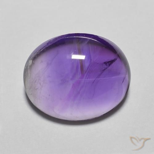 4.22ct Natürlicher Medium Light-Violet Amethyst, Oval, Transparent