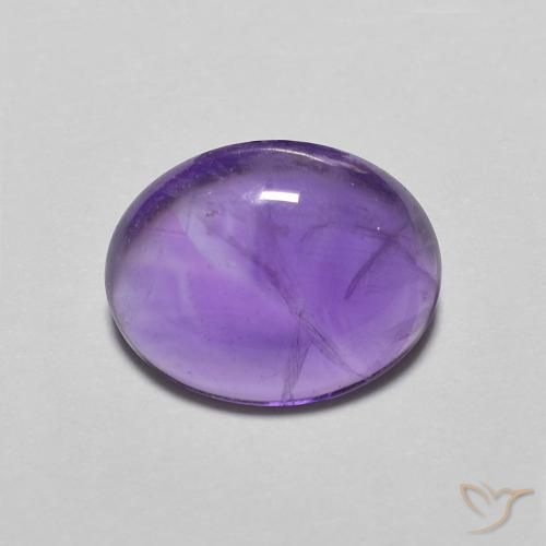 2.45ct Natürlicher Medium Light-Violet Amethyst, Oval, Transparent
