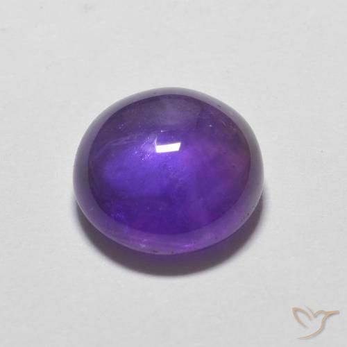 9,17 ctw natürlicher Mittelviolett Amethyst, Runden, Transparent