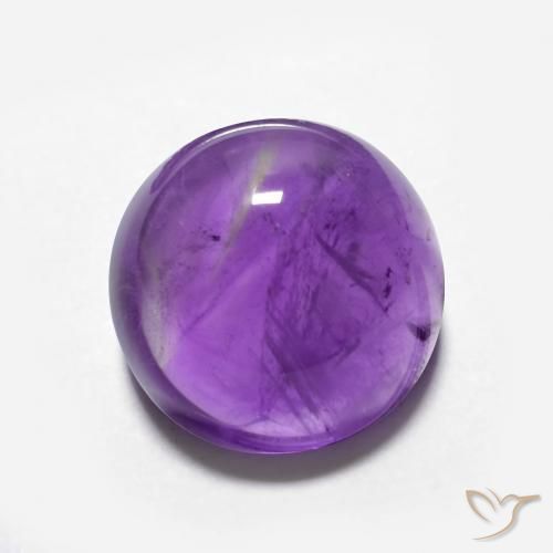9,17 ctw natürlicher Lebhaftes Violett Amethyst, Runden, Transparent