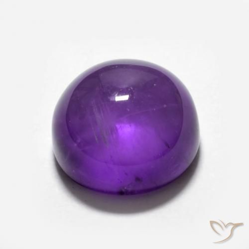 9,17 ctw natürlicher Lebhaftes Violett Amethyst, Runden, Transparent