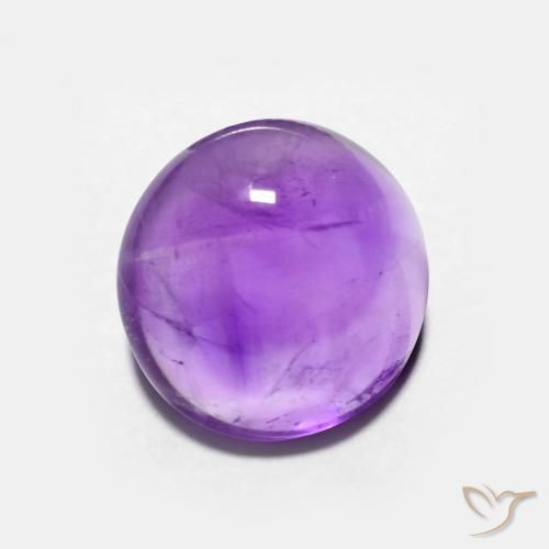 9,17 ctw natürlicher Intensives Violett Amethyst, Rund Schliff, Transparent