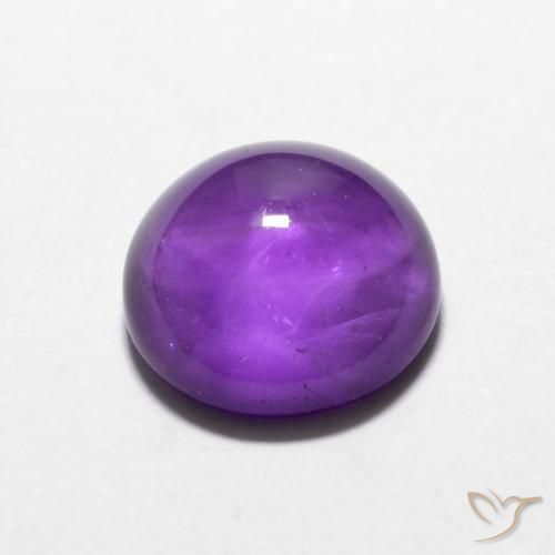 9,17 ctw natürlicher Intensives Violett Amethyst, Rund Schliff, Transparent