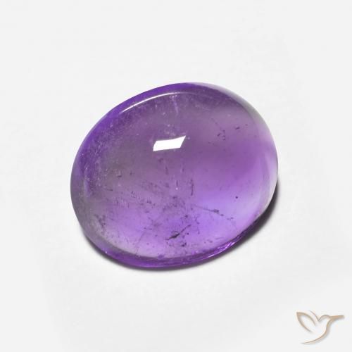 9,17 ctw natürlicher Tiefviolettes Violett Amethyst, Oval, Transparent