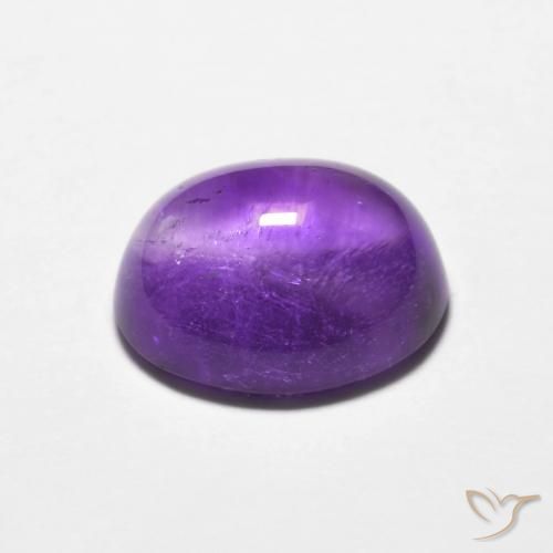 9,17 ctw natürlicher Tiefviolettes Violett Amethyst, Oval, Transparent