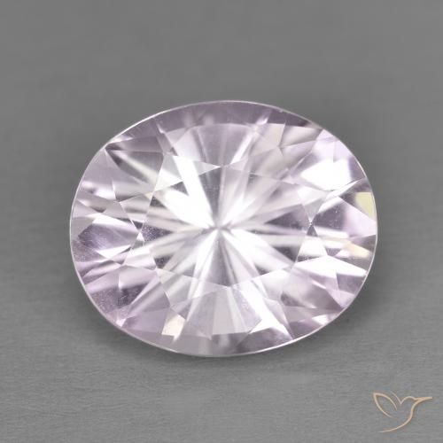 4.69ct Natürlicher Hellrosa Violett Amethyst, Oval, VVS