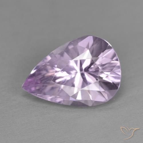 4.65ct Natürlicher Helle Iris Violett Amethyst, Birnenform, VVS