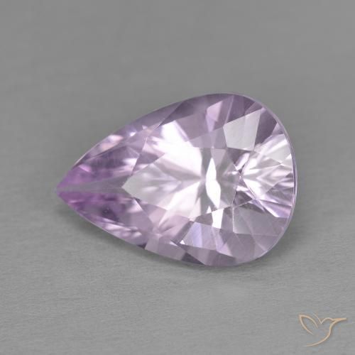 9,17 ctw natürlicher Helle Iris Violett Amethyst, Birnenform, VVS