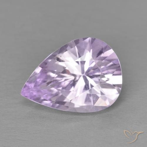 9,17 ctw natürlicher hellviolett Amethyst, Birnenform, VVS