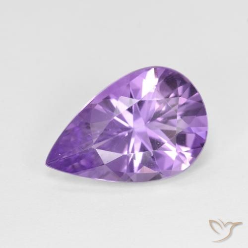 9,17 ctw natürlicher Mittelviolett Amethyst, Birnenform, VVS
