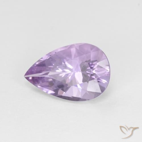 9,17 ctw natürlicher Helle Iris Violett Amethyst, Birnenform, VVS