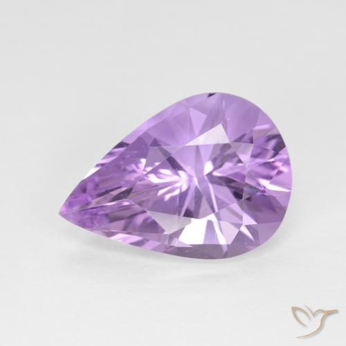 3.14ct Natürlicher Mittelviolett Amethyst, Birnenform, VVS