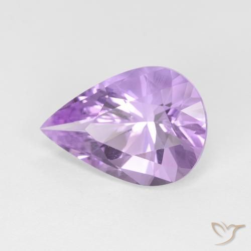 9,17 ctw natürlicher Mittelviolett Amethyst, Birnenform, VVS