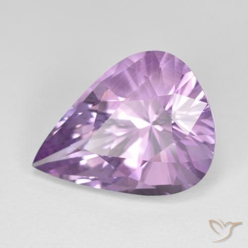 9,17 ctw natürlicher Iris Violett Amethyst, Birnenform, VVS