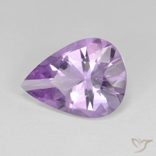 9,17 ctw natürlicher Mittelviolett Amethyst, Birnenform, VVS