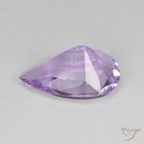 9,17 ctw natürlicher Hellrosa Violett Amethyst, Birnenform, VVS