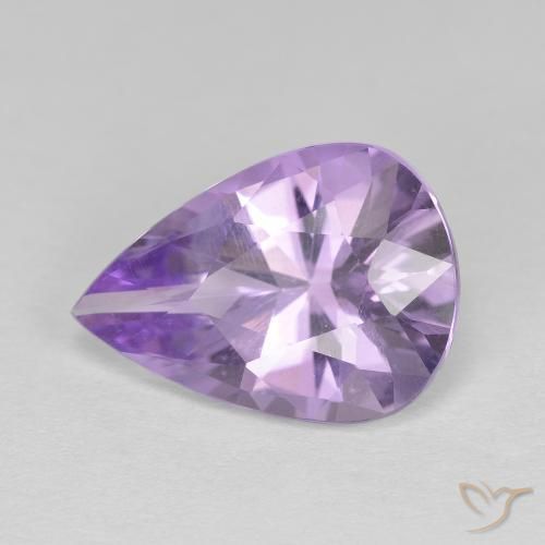 9,17 ctw natürlicher Medium Light-Violet Amethyst, Birnenform, VVS-VS